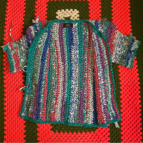 Upcycled Cardigan💙 - Picture 6 of 13